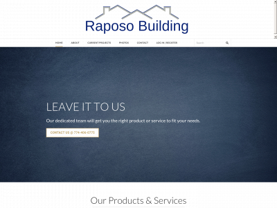 www.raposobuilding.com snapshot