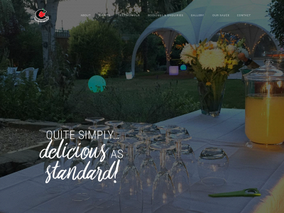 christophers-caterers.co.uk snapshot