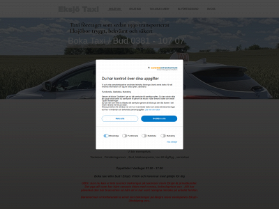 eksjotaxi.se snapshot