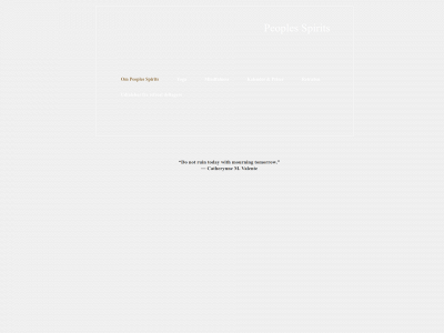 peoplesspirits.com snapshot