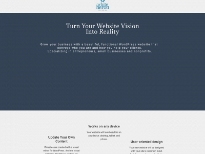 whiteheronservices.com snapshot