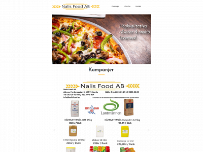 nalisfood.se snapshot