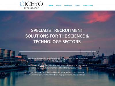 cicerorecruitment.com snapshot