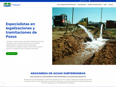 www.aragonesadeaguassubterraneas.com snapshot