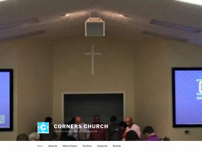 cornerschurch.org snapshot