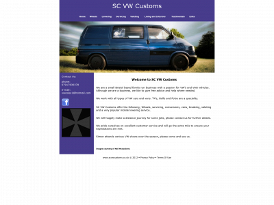 scvwcustoms.co.uk snapshot