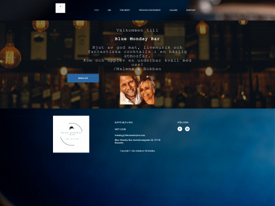 bluemondaybar.com snapshot