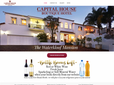 capitalhouseboutiquehotel.com snapshot