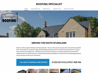www.bourroughsroofing.com snapshot