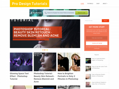 prodesigntutorials.com snapshot