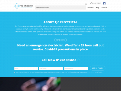 tjcelectrical.co.uk snapshot