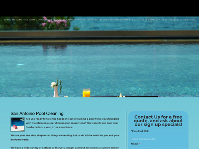 www.sanantoniopoolcleaner.com snapshot