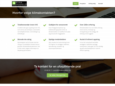 klimakontakten.no snapshot