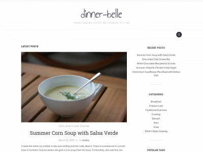 dinner-belle.com snapshot