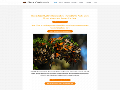 friendsofthemonarchs.org snapshot