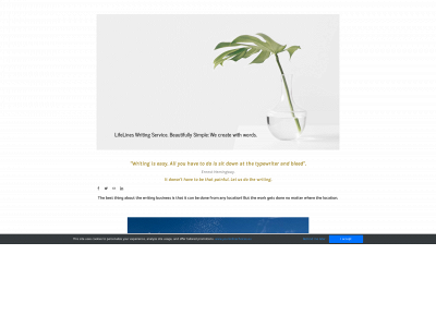 www.lifelineswritingservice.com snapshot