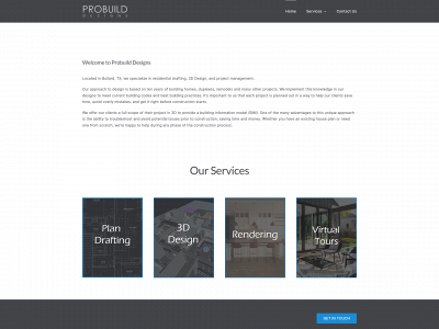 probuilddesigns.com snapshot