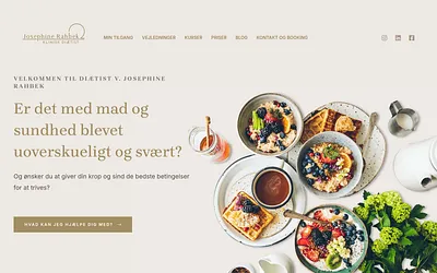 josephinerahbek.dk snapshot