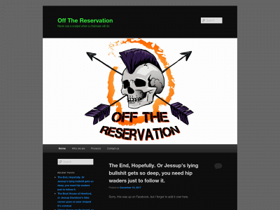 off-the-reservation.com snapshot
