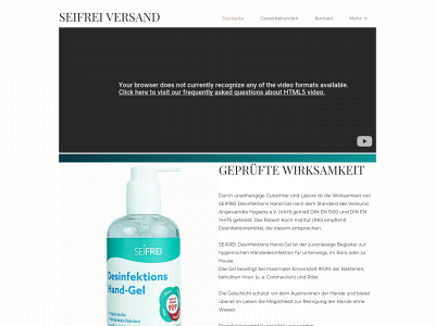 seifreiversand.com snapshot