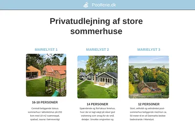 poolferie.dk snapshot