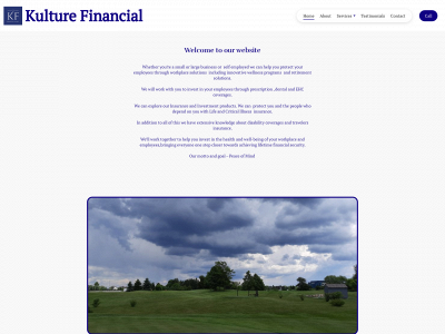 kulturefinancial.com snapshot