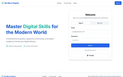 be-more-digital.com snapshot