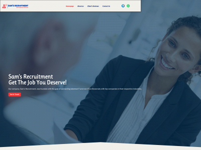 samsrecruitment.com snapshot
