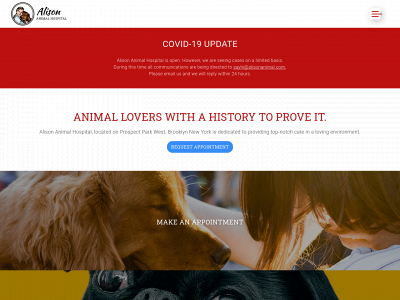 alisonanimal.com snapshot