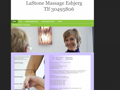 www.massage-lastone.dk snapshot