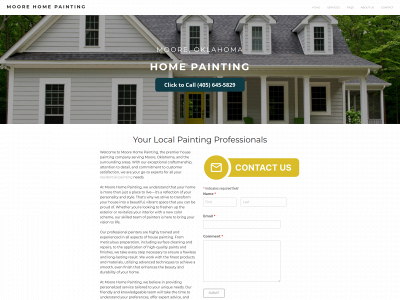 www.moorehousepainting.com snapshot