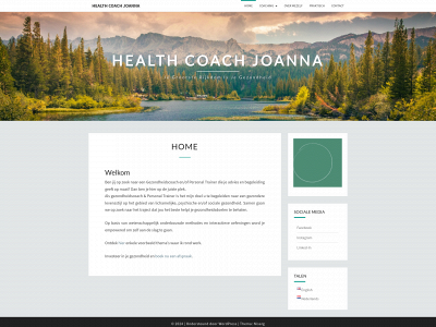 healthcoachjoanna.be snapshot