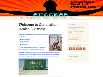 generationhealthandfitness.com snapshot