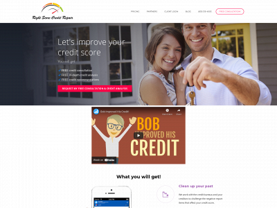 rightscorecreditrepair.com snapshot
