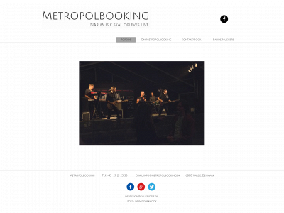 metropolbooking.dk snapshot