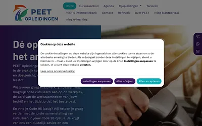 peet-opleidingen.nl snapshot