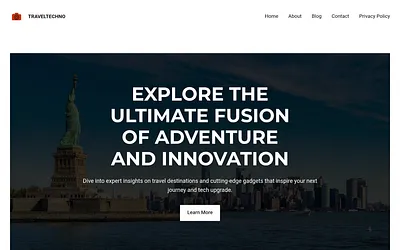 traveltechno.com snapshot