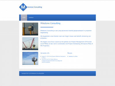 milestoneconsulting.be snapshot