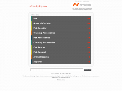 afriendlydog.com snapshot