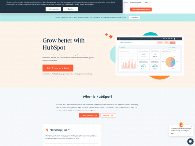 www.hubspot.com snapshot