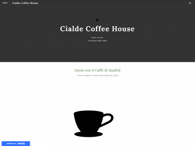 cialdecoffeehouse.weebly.com snapshot