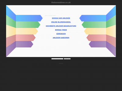 thebonsaitree.co.uk snapshot