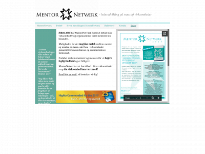 mentornetvaerk.com snapshot
