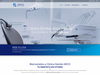 www.clinicadentalarco.com snapshot