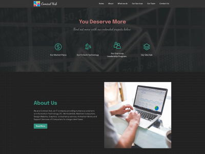 comicalhub.tech snapshot