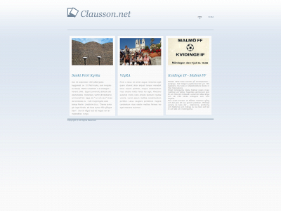 clausson.net snapshot
