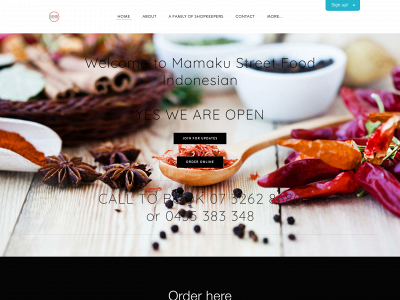 mamakukitchen.weebly.com snapshot