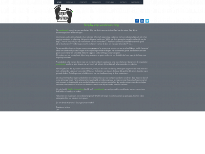 stepbystepcoaching.be snapshot