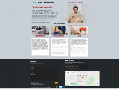 www.ponyexpressmovingcompany.com snapshot