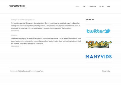 georgehardcock.com snapshot
